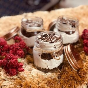 chocolate mousse dessert jars