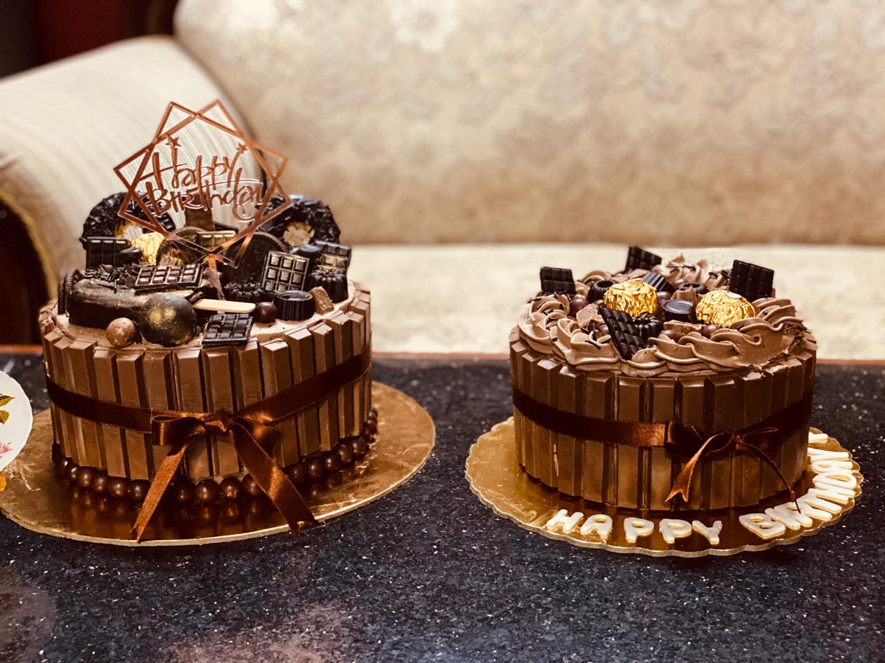 KIT KAT® Chocolate Layer Cake Recipe | HERSHEY'S