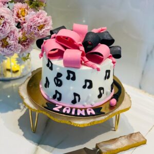 music theme cake