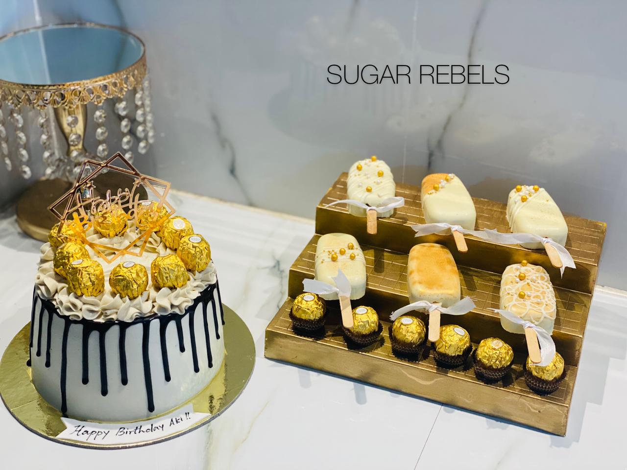Ferrero Rocher Birthday Cake - Cake House Online